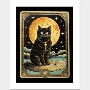 Cat Tarot Card Posters and Art